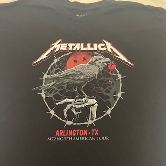 Authentic Metallica Concert T-Shirt – AT&T Stadium Aug 18, 23 – XL - Picture 1 of 4
